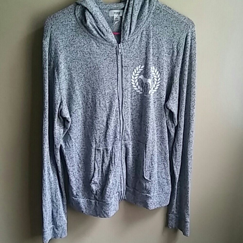 zip up PINK hoodie